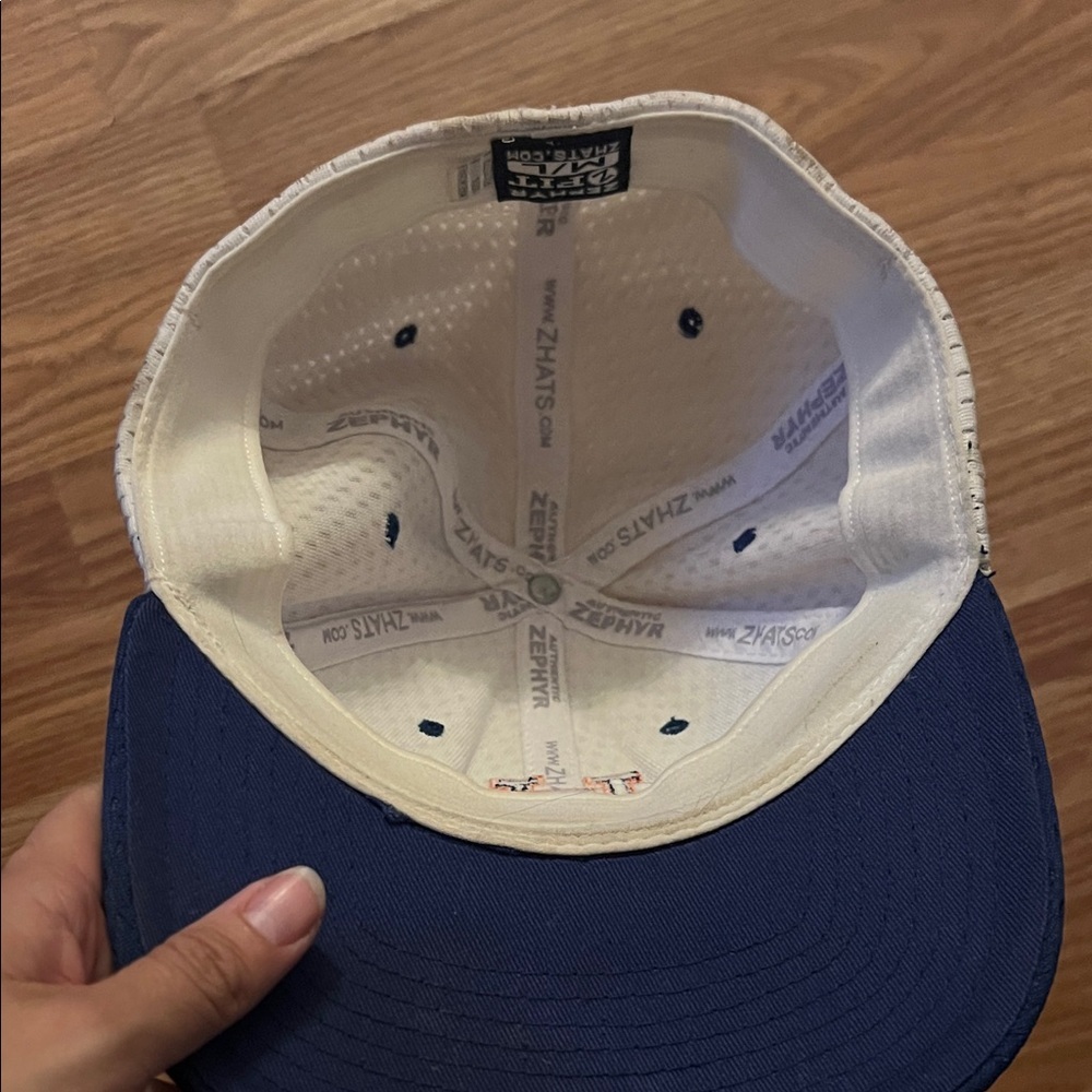 Zephyr Gators White Mesh Cap with Orange Embroidery - Picture 3 of 4